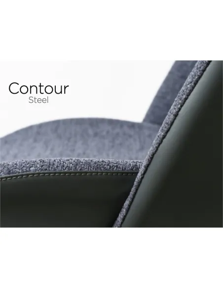 Contour Barstool - Stainless Steel Fusion/Slate Grey