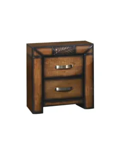 Paris Bedside Locker - Dark Wood | Murphy Furniture