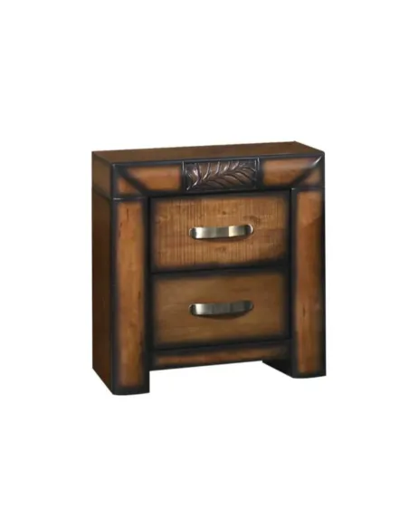 Paris Bedside Locker - Dark Wood | Murphy Furniture