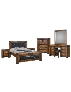 Paris Bedside Locker - Dark Wood | Murphy Furniture 2