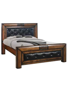 Paris 5ft Bedframe - Dark Wood | Murphy Furniture 2