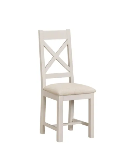 Windermere Cross Back Dining Chair - Oyster Grey