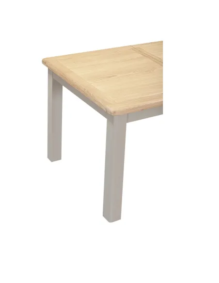 Windermere Square Extending Dining Table - Oyster Grey