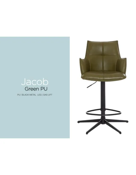 Jacob Barstool - Green PU