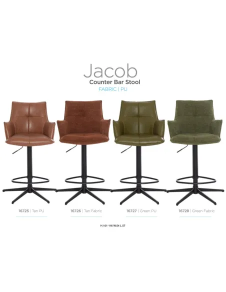 Jacob Barstool - Green PU