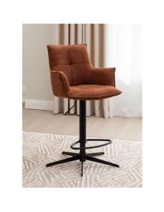 Jacob Barstool - Tan Fabric