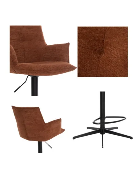 Jacob Barstool - Tan Fabric