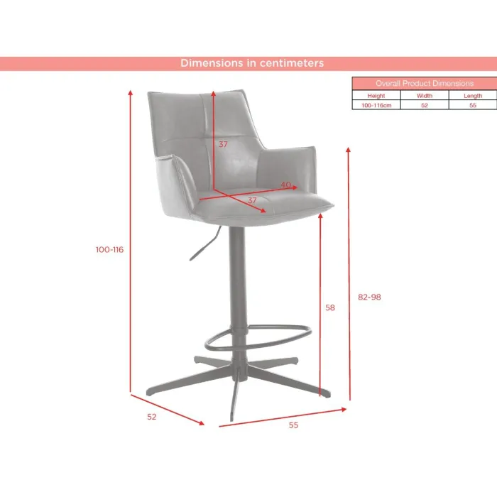 Jacob Barstool - Tan Fabric