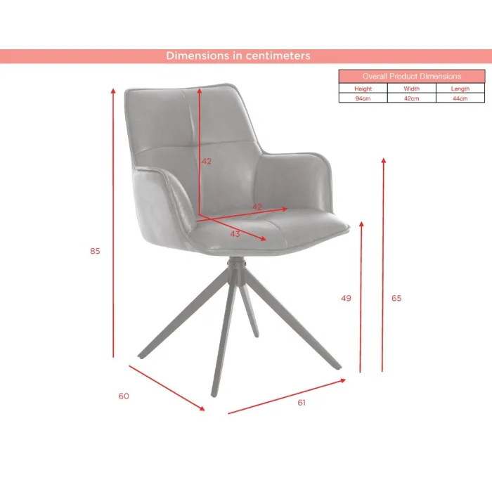 Jacob Dining Chair - Tan PU