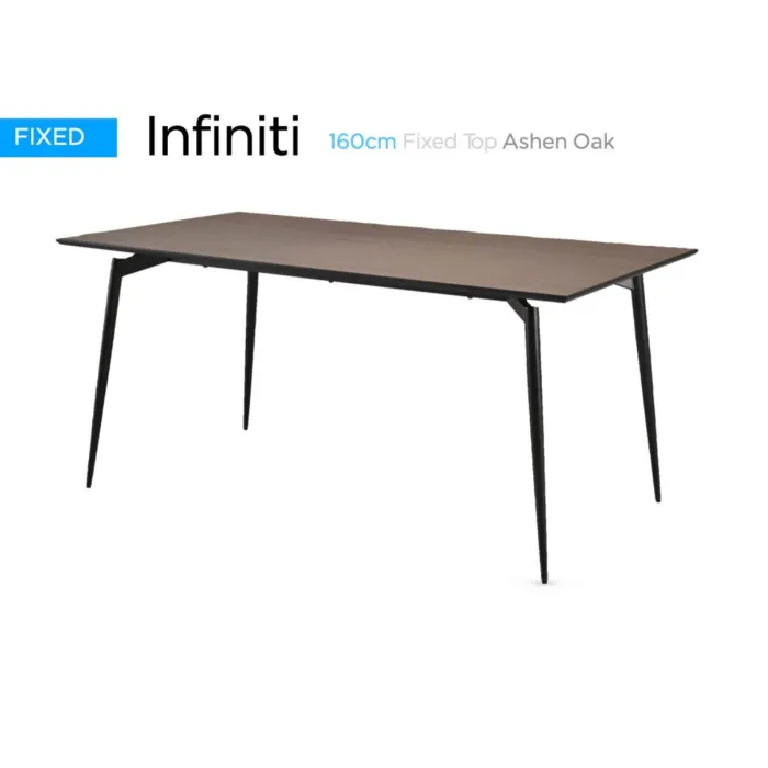 Infiniti 160cm Dining Table - Dune Oak