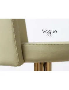 Vogue Barstool - Gold Pistachio PU 2