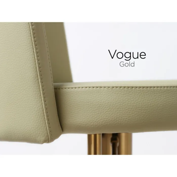 Vogue Barstool - Gold Pistachio PU