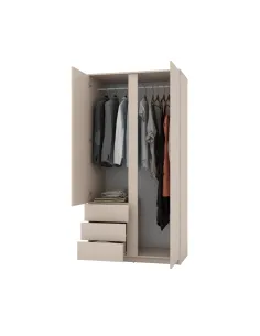 Bergen 2 Door 3 Drawer Wardrobe - Cashme | Murphy Furniture 2
