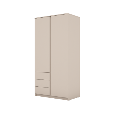 Bergen 2 Door 3 Drawer Wardrobe - Cashme | Murphy Furniture