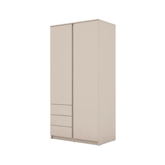 Bergen 2 Door 3 Drawer Wardrobe - Cashme | Murphy Furniture