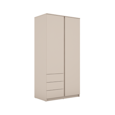 Bergen 2 Door 3 Drawer Wardrobe - Cashme | Murphy Furniture