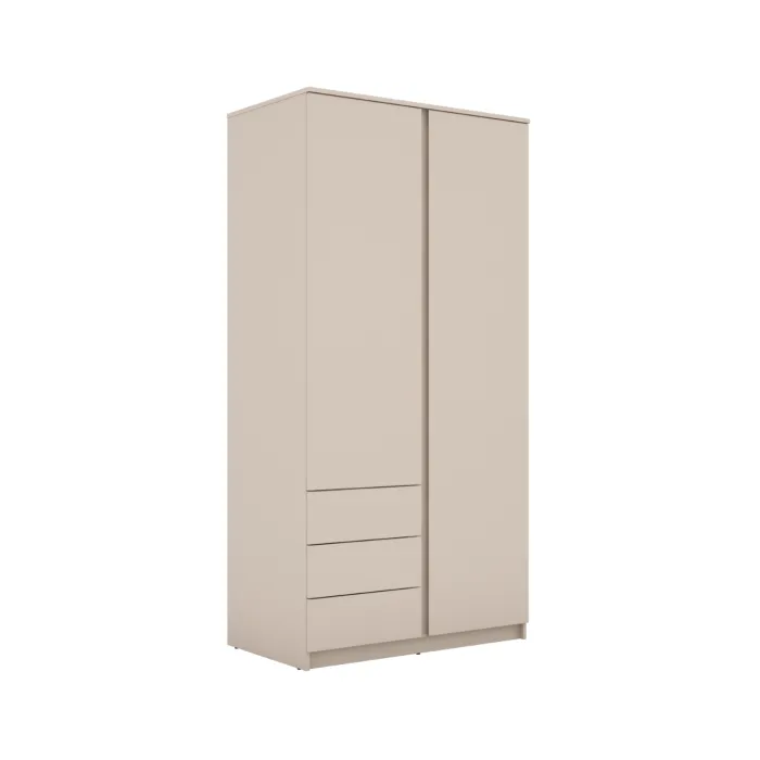 Bergen 2 Door 3 Drawer Wardrobe - Cashme | Murphy Furniture