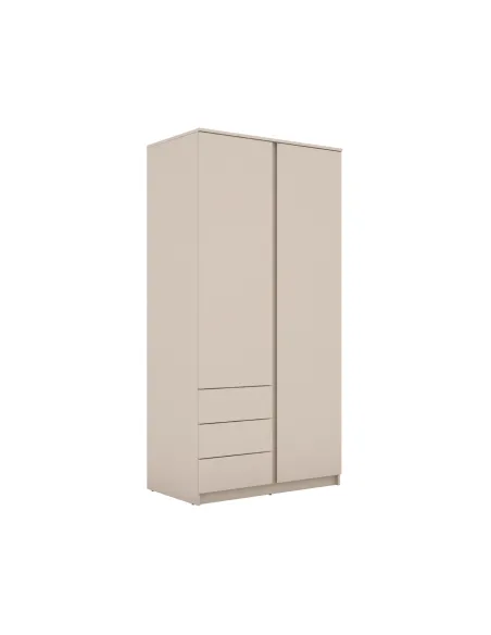 Bergen 2 Door 3 Drawer Wardrobe - Cashme | Murphy Furniture