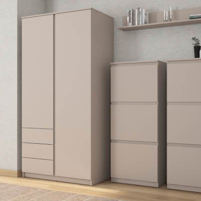 Bergen 2 Door 3 Drawer Wardrobe - Cashme | Murphy Furniture