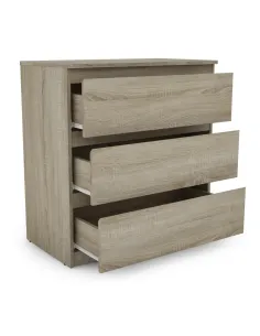 Bergen 3 Drawer Chest - Sonoma Oak | Murphy Furniture 2