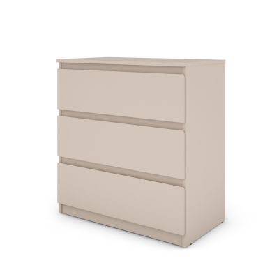 Bergen 3 Drawer Chest - Cashmere | Murphy Furniture