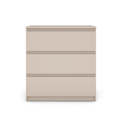 Bergen 3 Drawer Chest - Cashmere | Murphy Furniture