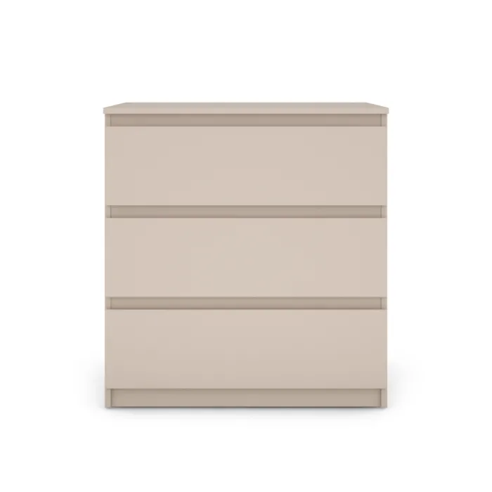 Bergen 3 Drawer Chest - Cashmere | Murphy Furniture