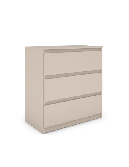 Bergen 3 Drawer Chest - Cashmere | Murphy Furniture