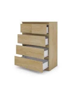 Bergen 3+2 Drawer Chest - Sonoma Oak | Murphy Furniture 2