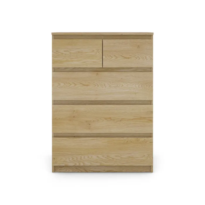 Bergen 3+2 Drawer Chest - Sonoma Oak | Murphy Furniture