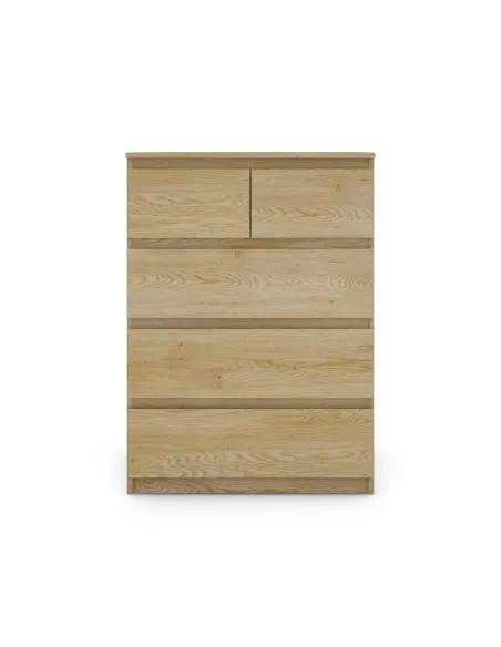 Bergen 3+2 Drawer Chest - Sonoma Oak | Murphy Furniture