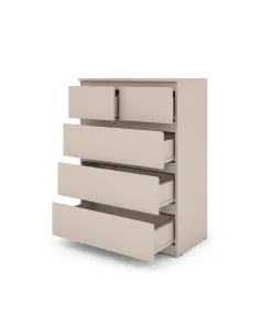 Bergen 3+2 Drawer Chest - Cashmere | Murphy Furniture 2