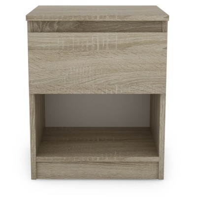 Bergen 1 Drawer Bedside Locker - Sonoma | Murphy Furniture