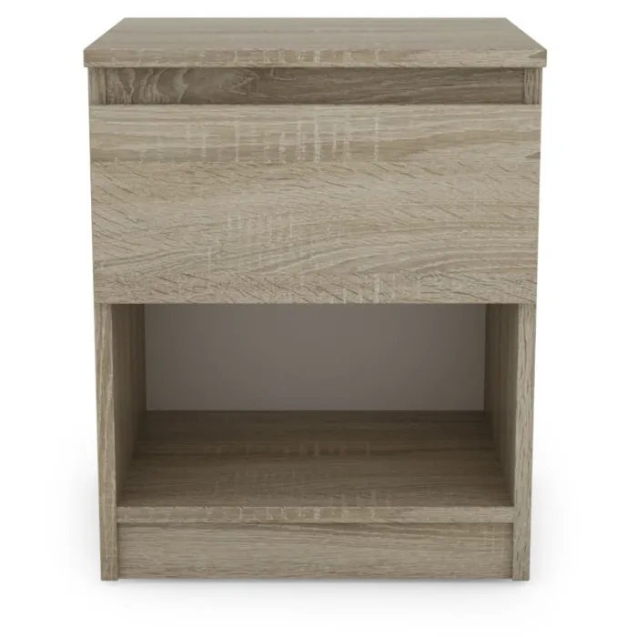 Bergen 1 Drawer Bedside Locker - Sonoma | Murphy Furniture