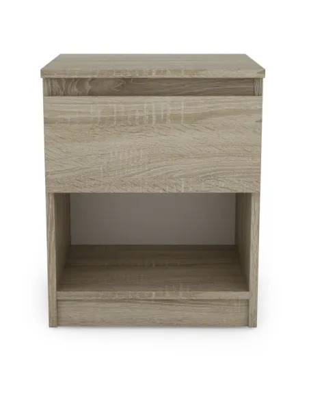 Bergen 1 Drawer Bedside Locker - Sonoma | Murphy Furniture