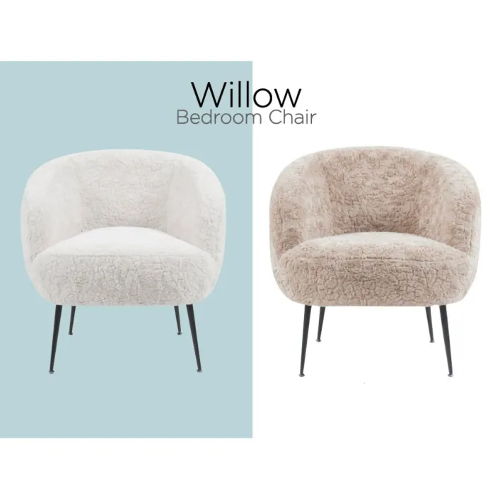 Willow Bedroom Chair - Fawn