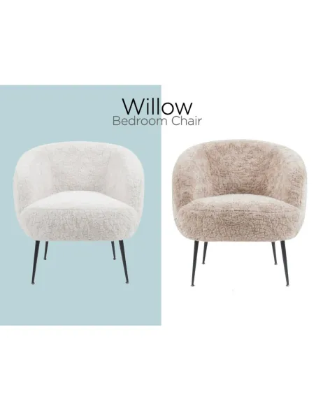 Willow Bedroom Chair - Fawn