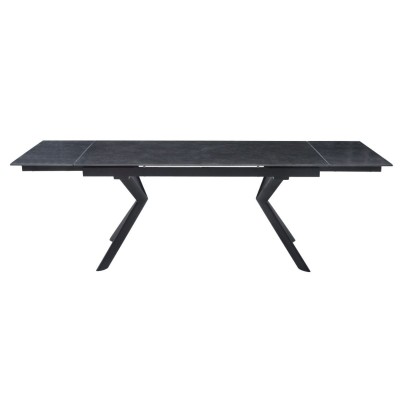 Valantino Extending Dining Table - Dark Grey