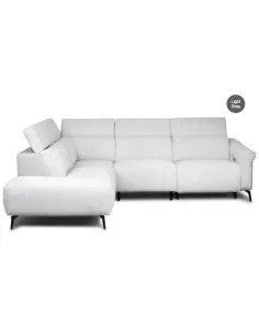 Torino LHF Electric Corner Sofa - Light Grey Fusion 2
