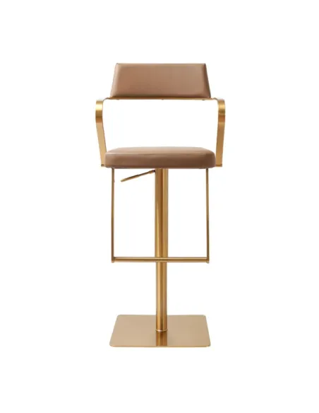 Tempo Barstool - Gold Mocha PU