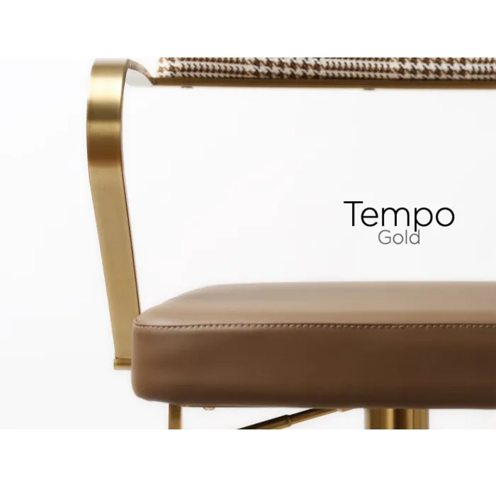 Tempo Barstool - Gold Mocha Fusion