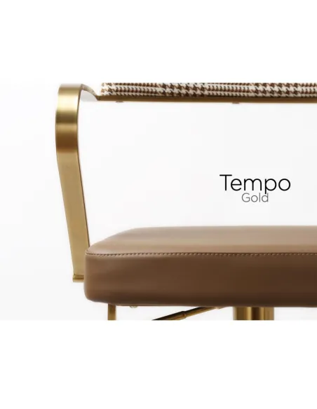 Tempo Barstool - Gold Mocha Fusion
