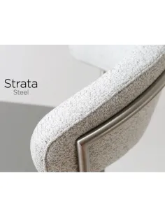 Strata Barstool -Stainless Steel/Steel Grey Fusion 2