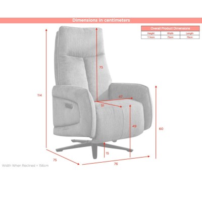 Prestige Fabric Swivel Armchair - Rabbit