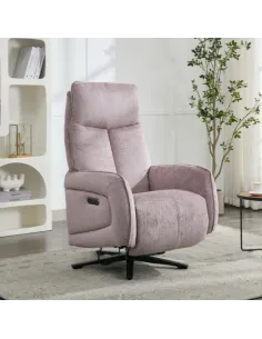 Prestige Fabric Swivel Armchair - Lavander