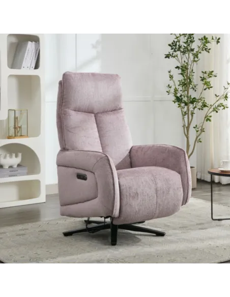 Prestige Fabric Swivel Armchair - Lavander