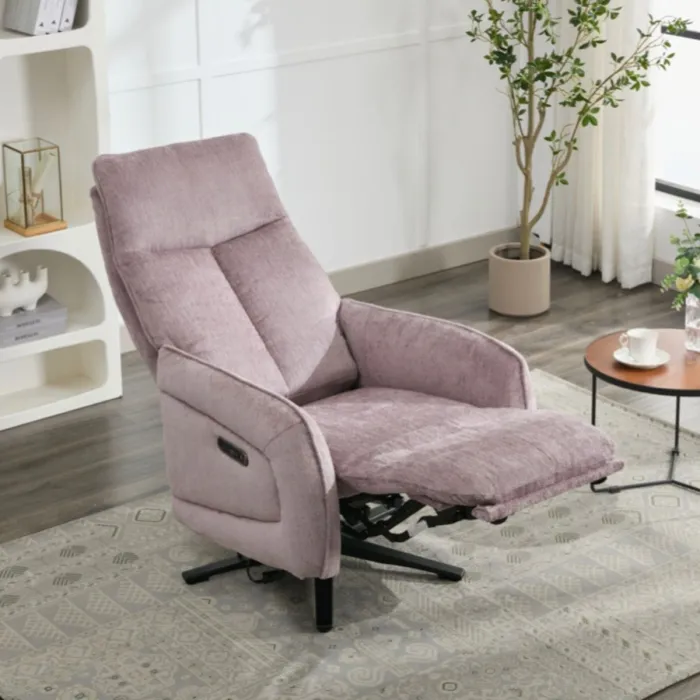 Prestige Fabric Swivel Armchair - Lavander