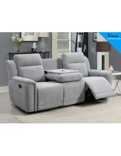 Somerton 3+1+1 Sofa Set - Light Grey 2