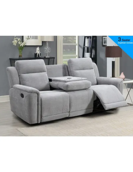 Somerton 3+2 Sofa Set -Light Grey