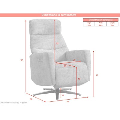 Monique TV Armchair - Ash